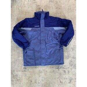 Vintage Columbia Sportswear Co Mens M Blue Fire Ridge Rain / Snow Jacket